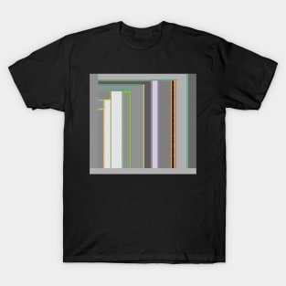 Gray stripedy stripes T-Shirt